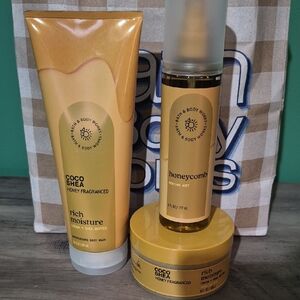 Bath & Body Works Honey Fragranced Skincare Trio